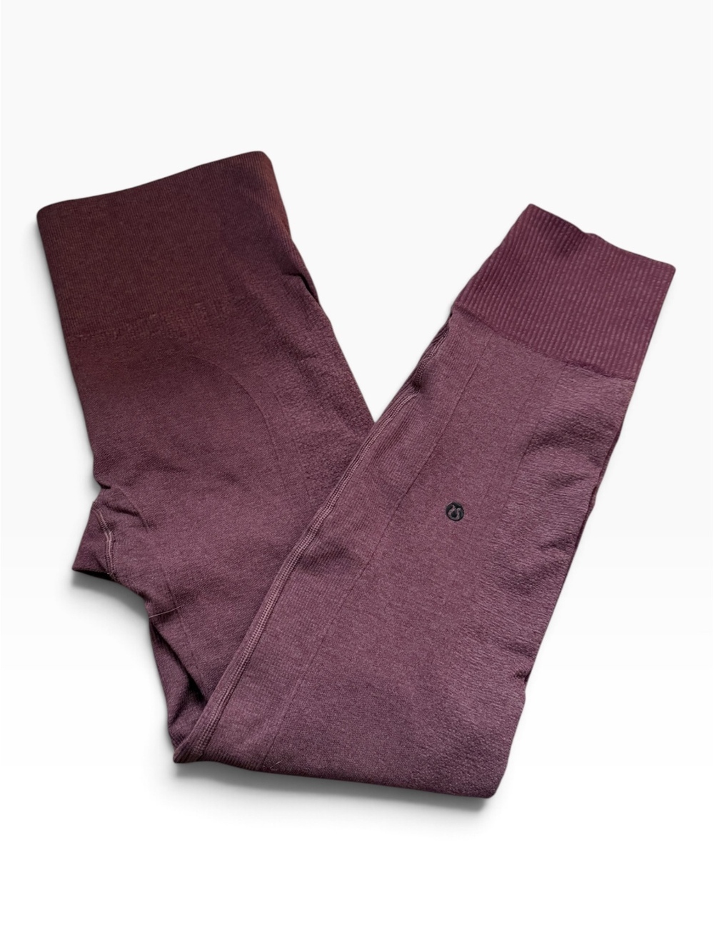 Lululemon Ebb to Street Pant Seamless Leggings - 24”  Bordeaux Drama Size 8